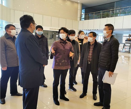 雨花臺(tái)區(qū)政協(xié)主席黃唯佳一行蒞臨指導(dǎo)泰通復(fù)工疫情防控工作